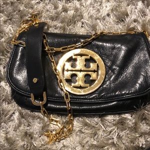 Tory Burch Logo Clutch Bag
